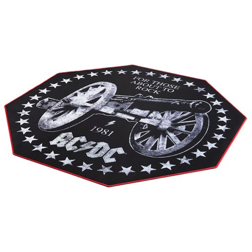 AC/DC gamer floor mat Let's There Be Rock | Subsonic