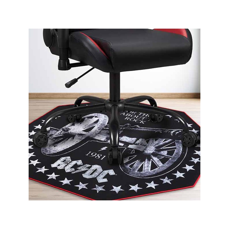 AC/DC gamer floor mat Let's There Be Rock | Subsonic