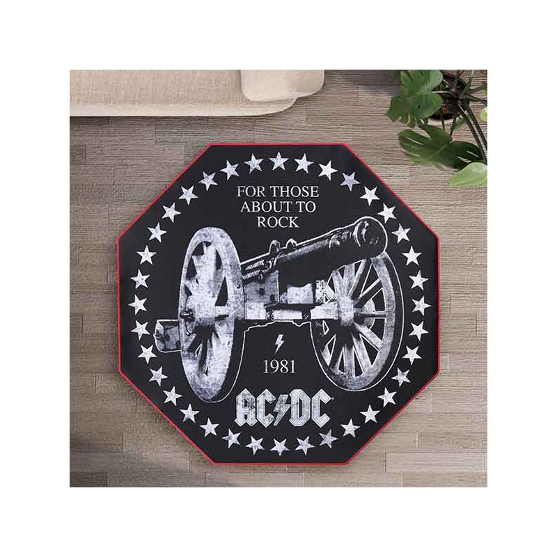 AC/DC gamer floor mat Let's There Be Rock | Subsonic