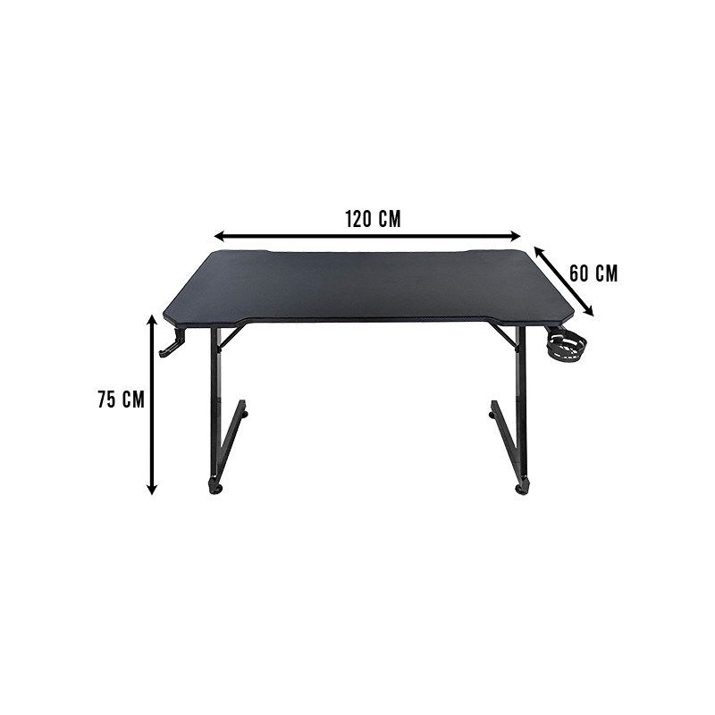 Black gaming table | Subsonic