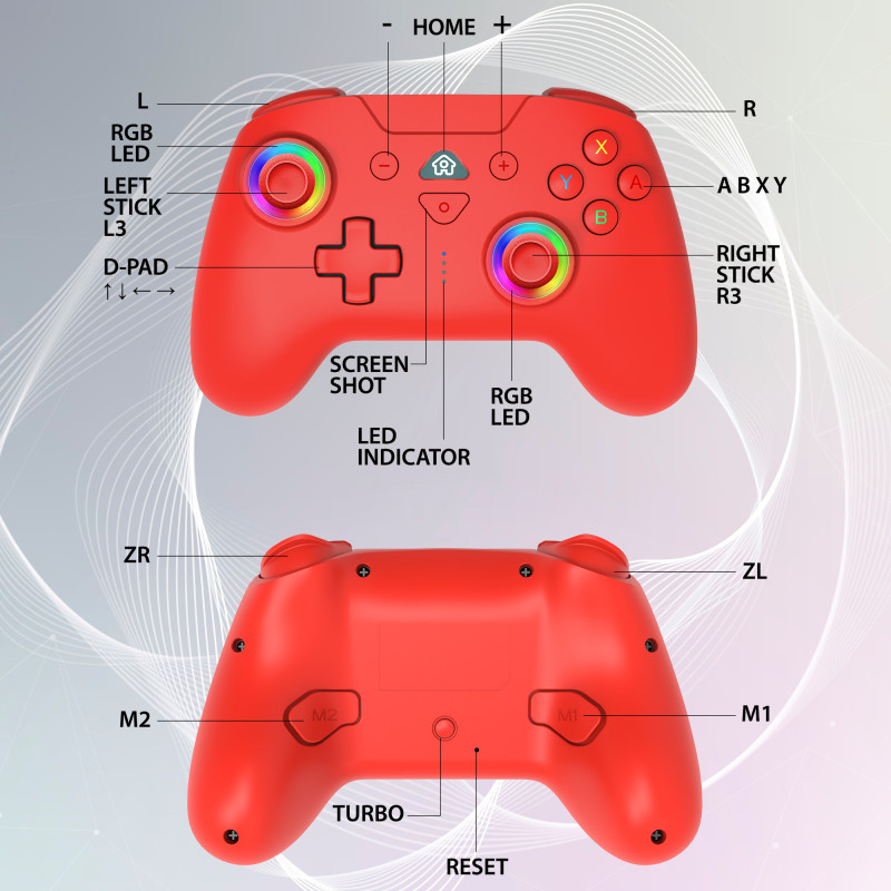 Wireless Led Controller Red Subsonic