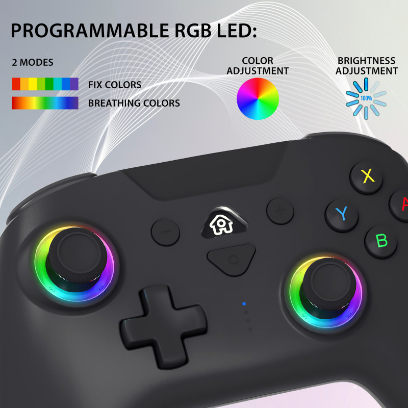 Wireless Led Controller Black Subsonic