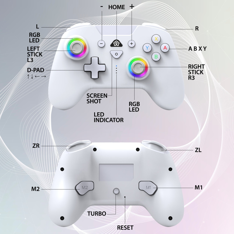 Wireless Led Controller White Subsonic