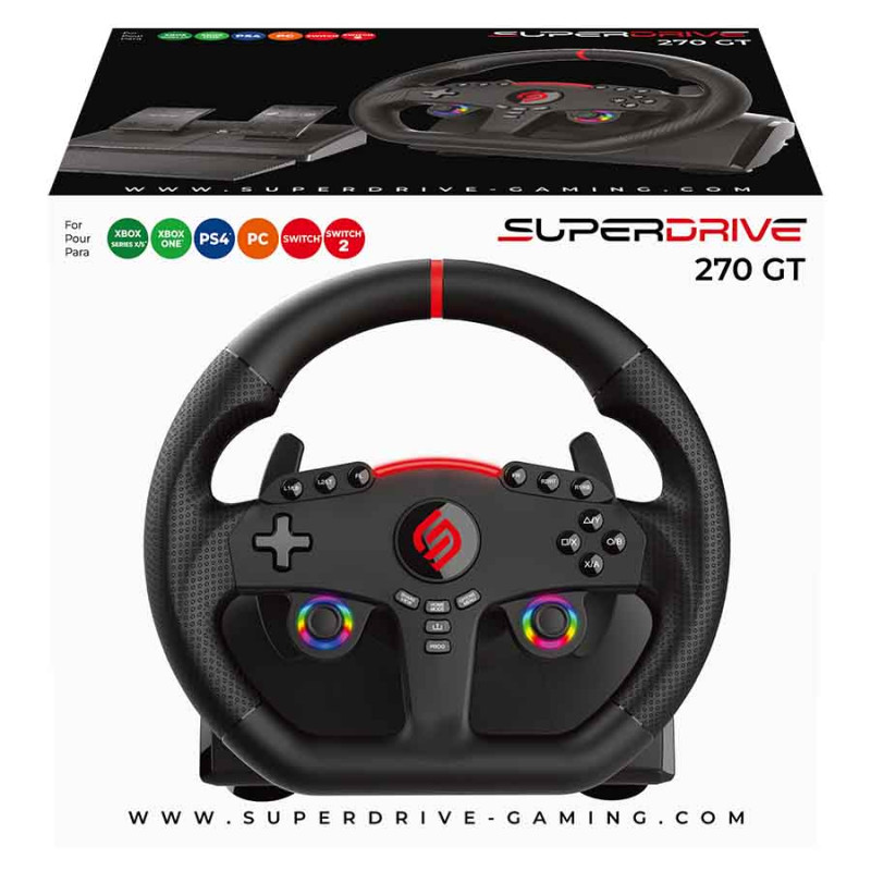 PS4, Xbox, Switch 2, Switch steering wheel - 270 GT | Subsonic