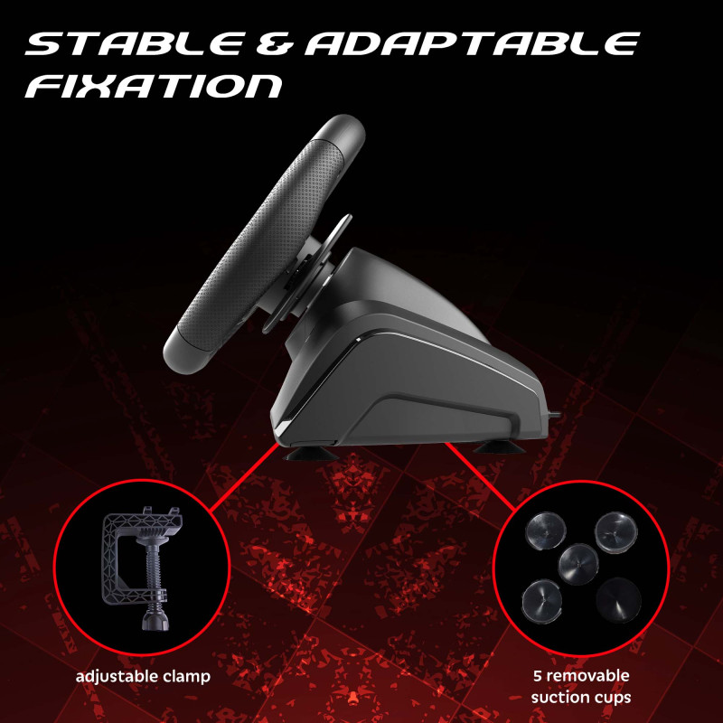 PS4, Xbox, Switch 2, Switch steering wheel - 270 GT | Subsonic