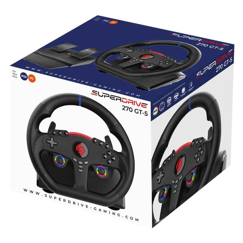 270 GT5 | PS5 and PC steering wheel | Subsonic