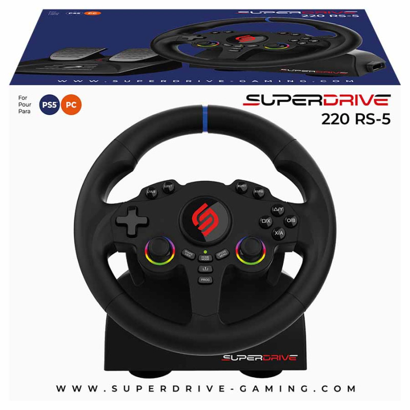 220 RS-5 | PS5 and PC steering wheel