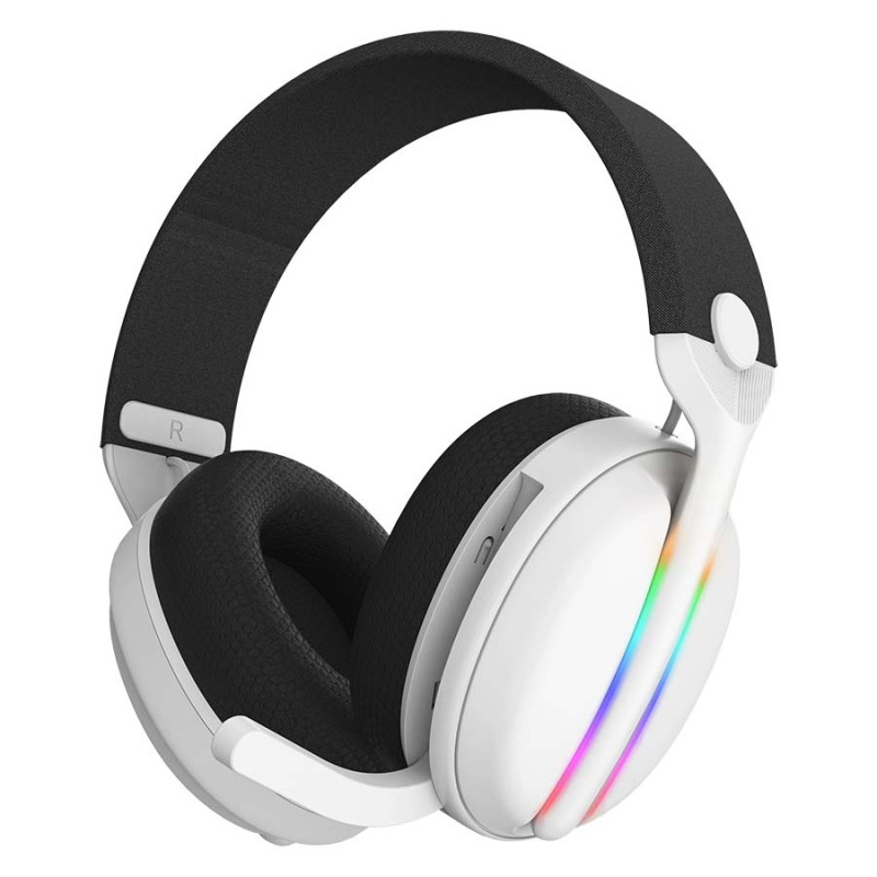 Vektra LED gaming headset - White | Subsonic