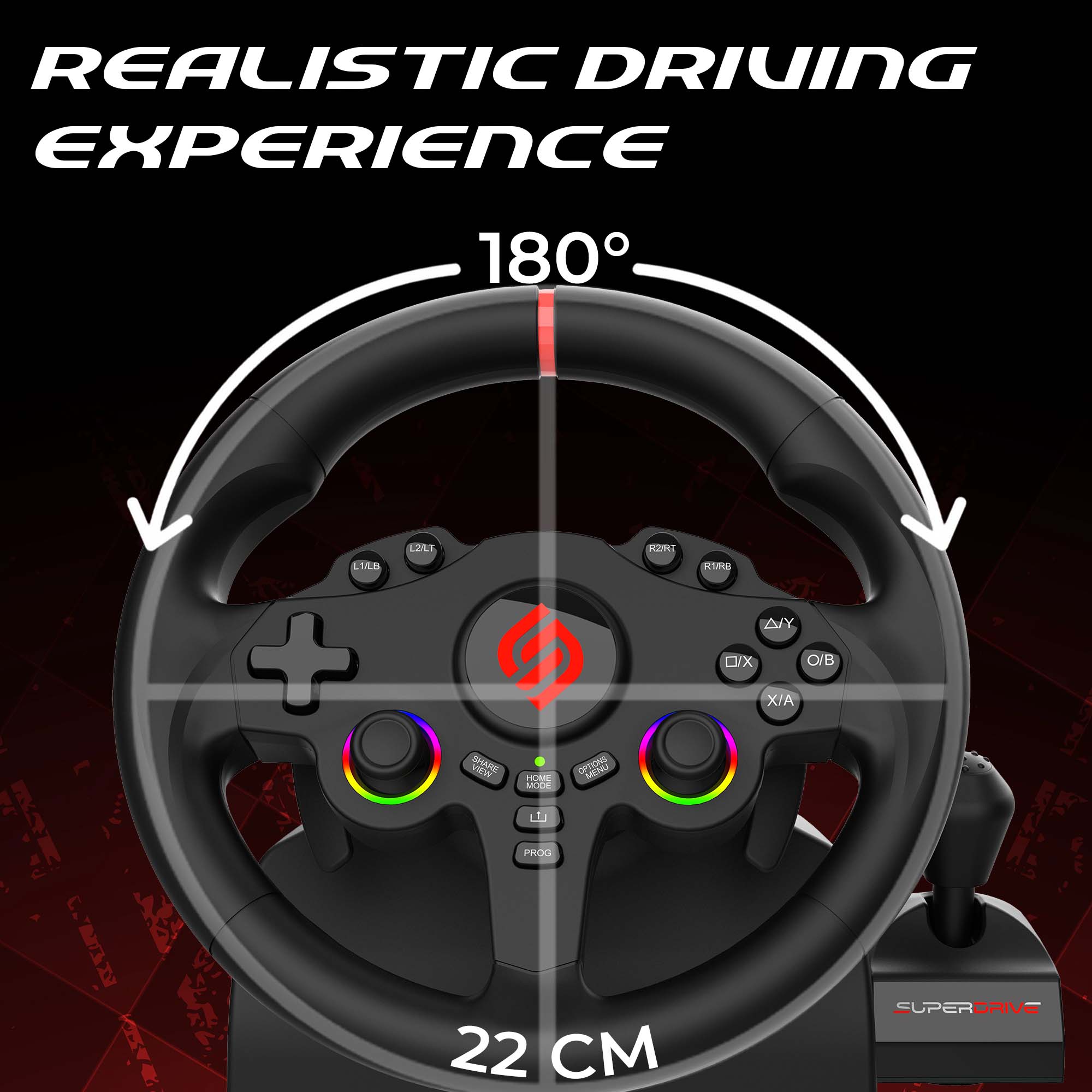 220 RS-X | PS4, Xbox, Switch 2, Switch steering wheel | Subsonic