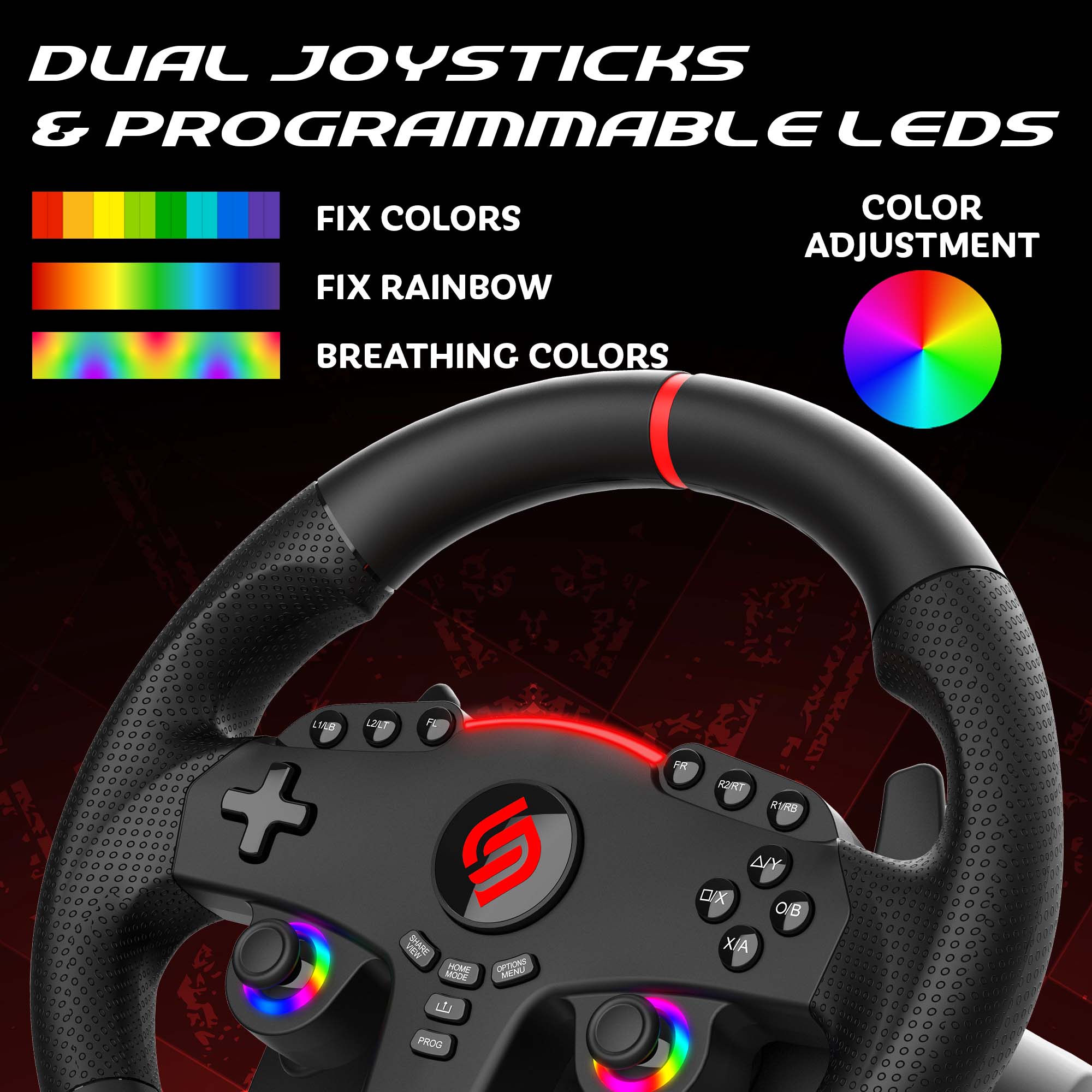 PS4, Xbox, Switch 2, Switch steering wheel - 270 GT | Subsonic